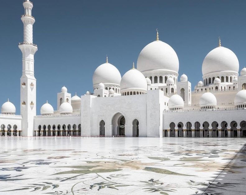 Sheikh Zayed Grand Mosque, Abu Dhabi, United Arab Emirates